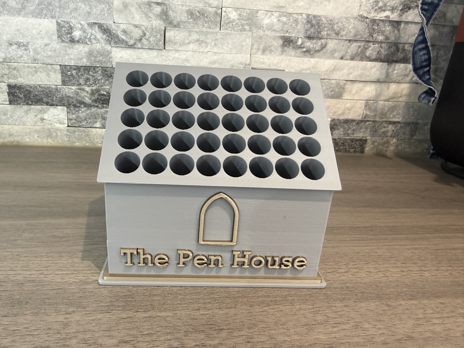 The Pen House in Matte Grey