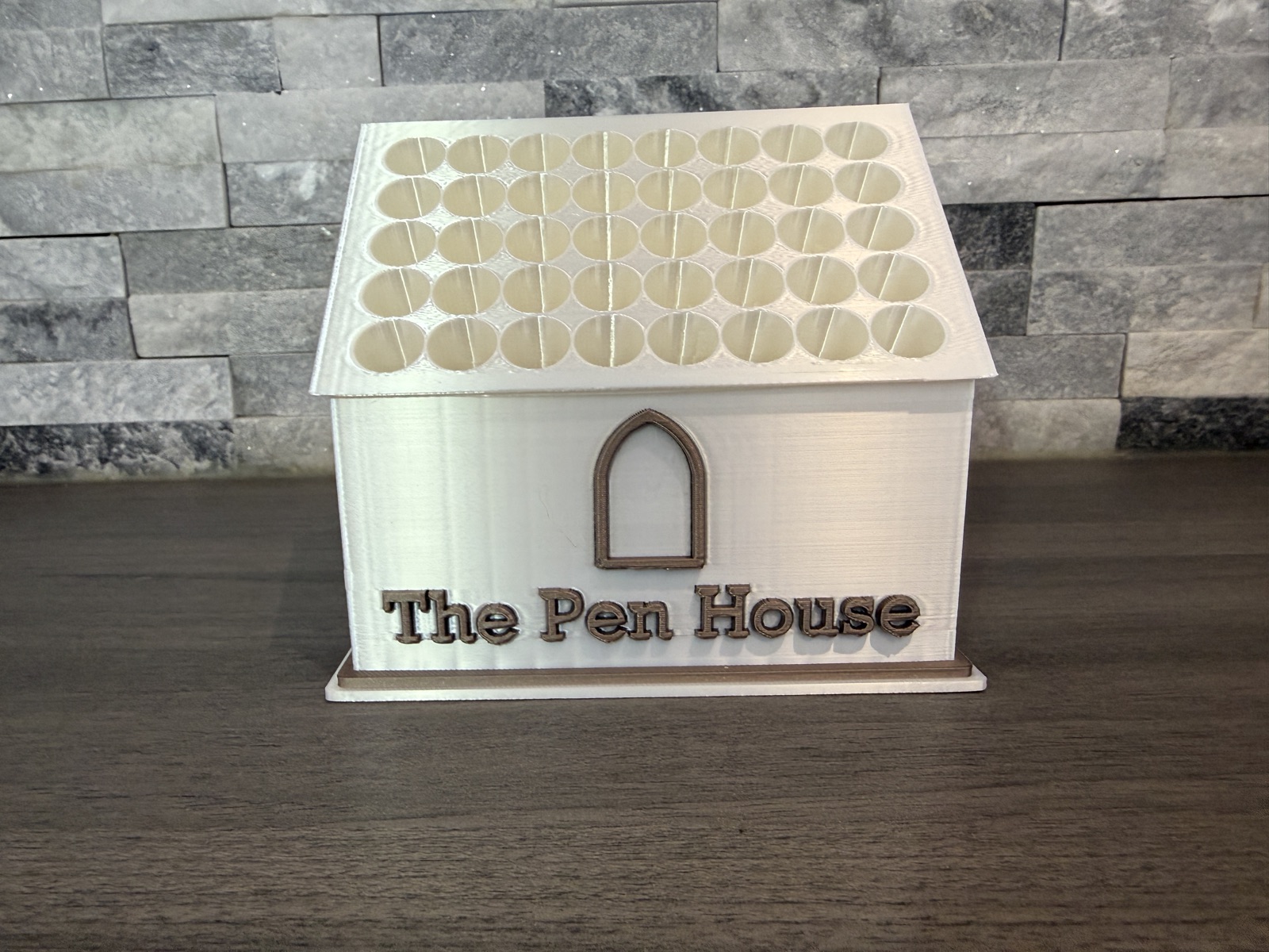The Pen House in Pearl White
